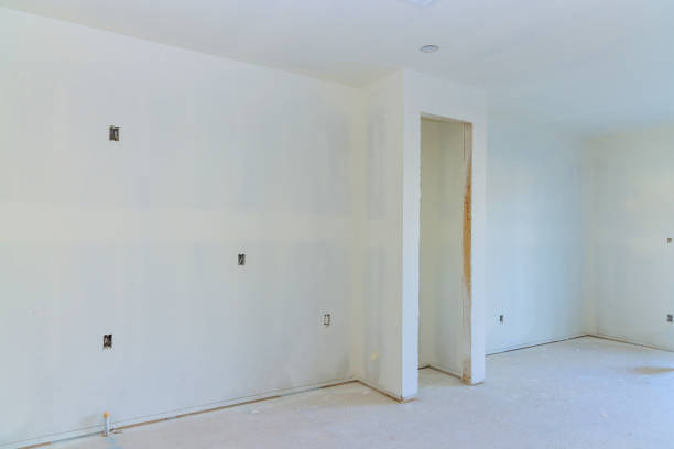 istock Having completed painting a decorating work on new house, preparing walls for final painting 2028988986