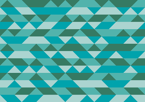 Seamless green and turquoise blue abstract striped angled lines vector pattern background for business documents, cards, flyers, banners, advertising, brochures, posters, digital presentations, slideshows, PowerPoint, websites