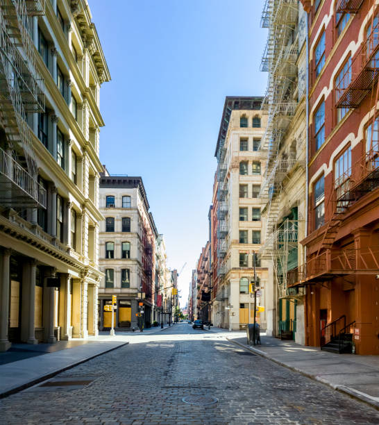 istock The streets and sidewalks are empty with no people during the coronavirus pandemic lockdown in the SoHo neighborhood of Manhattan in New York City 2020 2029100451