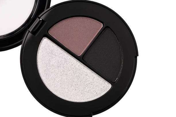 Close up of an eye shadow palette