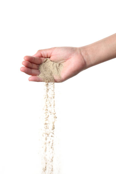 istock Hand holding ground pepper on white background 2029271202