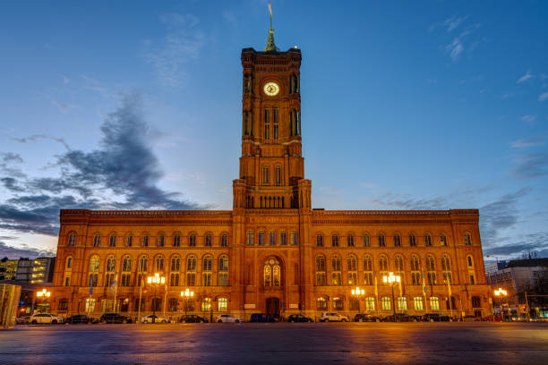 istock The famous Rotes Rathaus before sunrise 2029319791