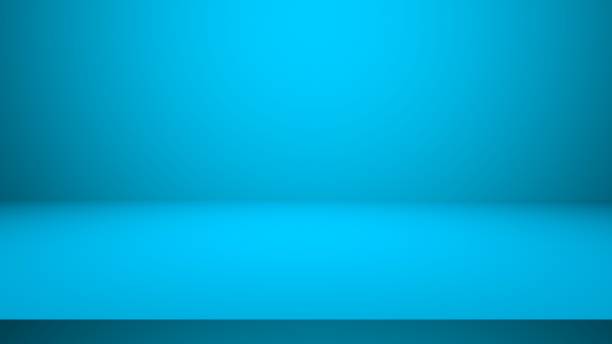 istock Blue room background, empty blue room studio for a background, abstract room background, blue background design 2029320050