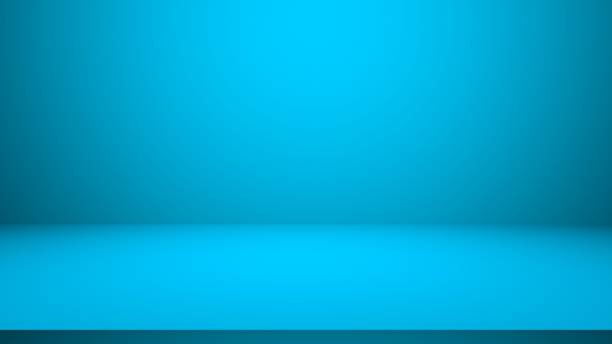istock Blue room background, empty blue room studio for a background, abstract room background, blue background design 2029320064
