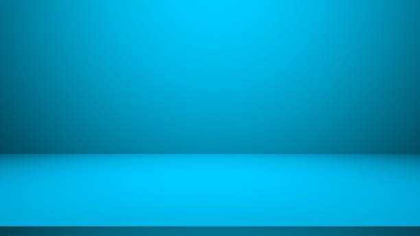 istock Blue room background, empty blue room studio for a background, abstract room background, blue background design 2029320072