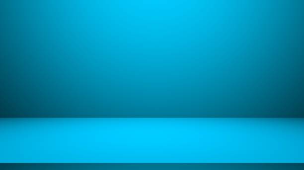 istock Blue room background, empty blue room studio for a background, abstract room background, blue background design 2029320083