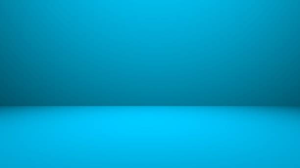 istock Blue room background, empty blue room studio for a background, abstract room background, blue background design 2029320135