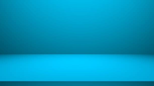 istock Blue room background, empty blue room studio for a background, abstract room background, blue background design 2029320144