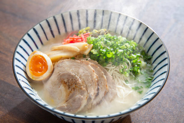 istock Tonkotsu Ramen - A popular Japanese dish made with soup made from pork bones. 2029320149