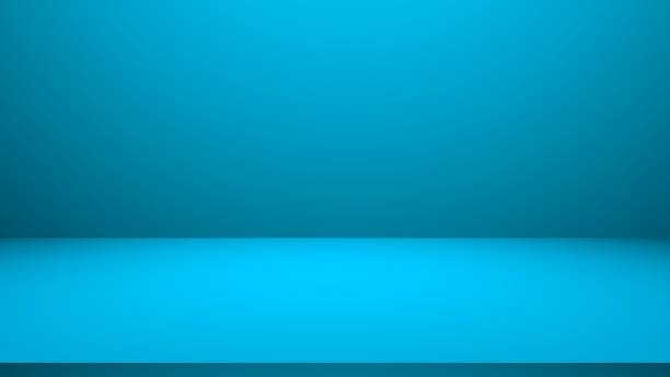 istock Blue room background, empty blue room studio for a background, abstract room background, blue background design 2029320157