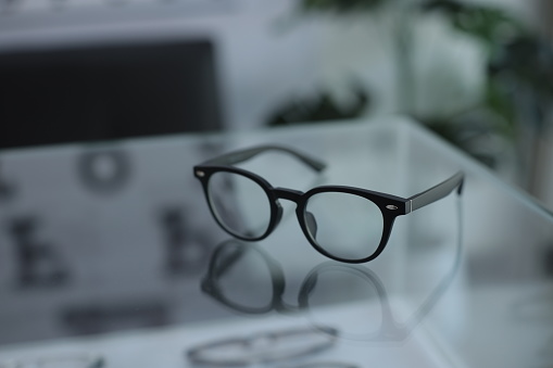 Closeup of glasses