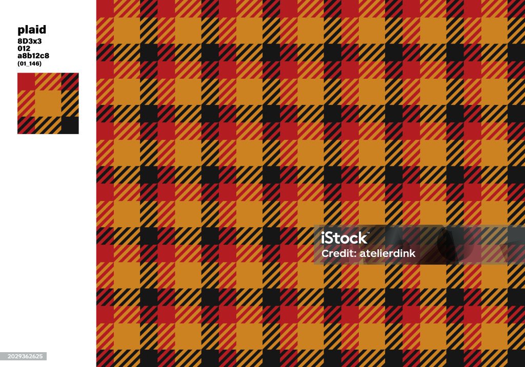 Pattern Palid Color Basic Color Plaid Pattern Seamless Stock Illustration - Download Image ...