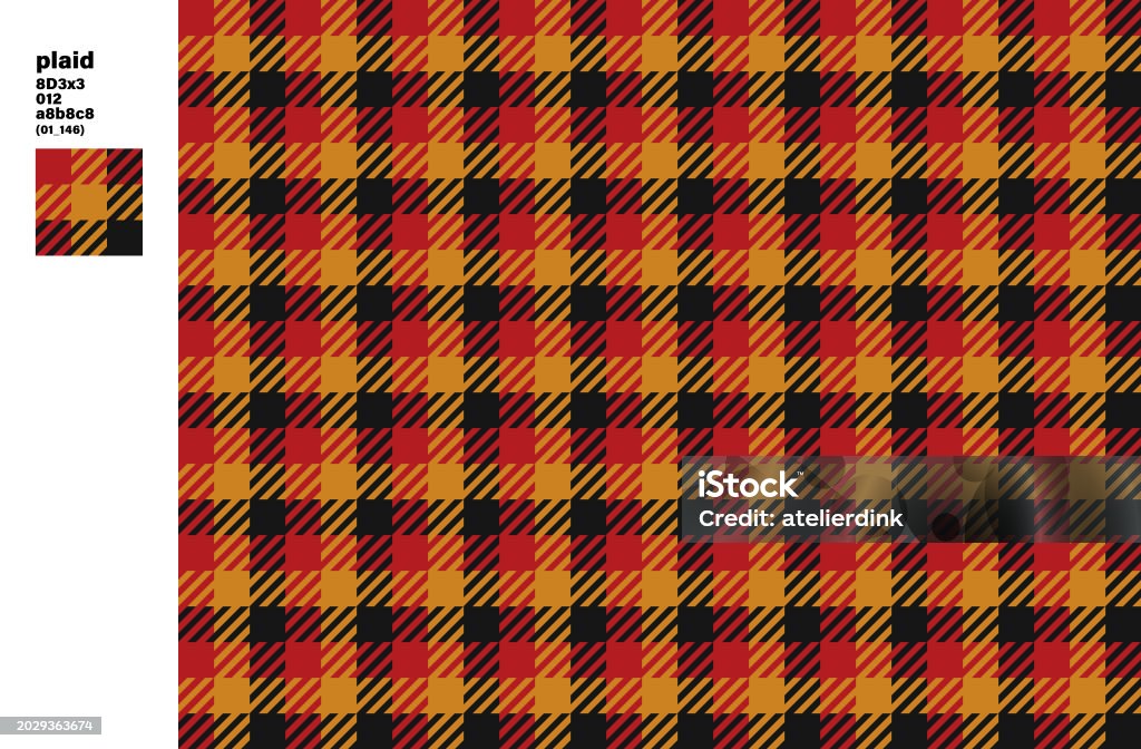 Pattern Palid Color Basic Color Plaid Pattern Seamless Stock Illustration - Download Image ...