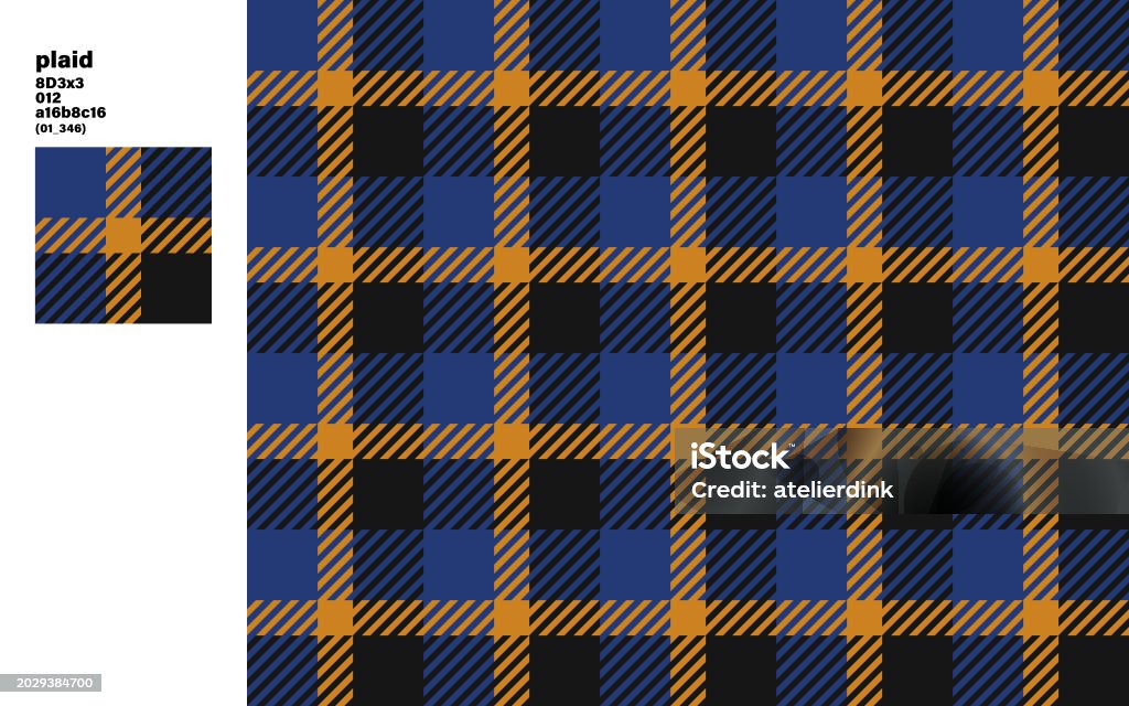 Pattern Palid Color Basic Color Plaid Pattern Seamless Stock Illustration - Download Image ...