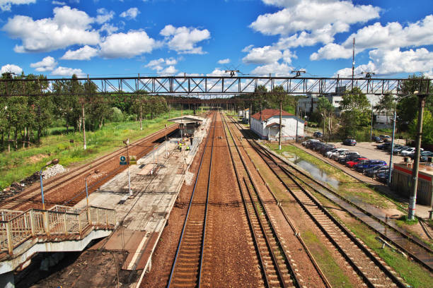 istock The railway in Russia, Summer 2029473627