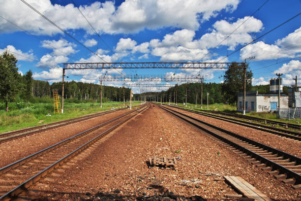 The railway in Russia, Summer