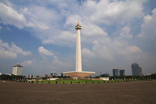 Monas monument in Jakarta, Indonesia