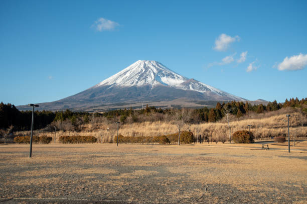 istock Beautiful scenery of snow-capped Mt. Fuji 2029501678