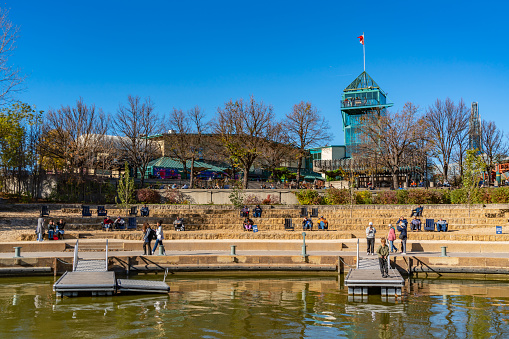 The Forks Historic Port in Winnipeg, Canada