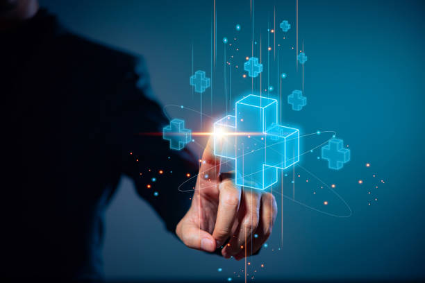 istock Businessman touching virtual blue plus sign to offer positive thing with thinking mindset or healthcare insurance symbol concept, like benefits, personal development, health insurance, growth concepts. 2029535995