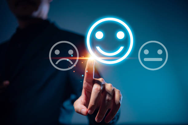 istock Satisfaction survey, Analyze concept of satisfaction feedback survey, Assess quality of services provided, which contribute to ranking of business's reputation. 2029535996
