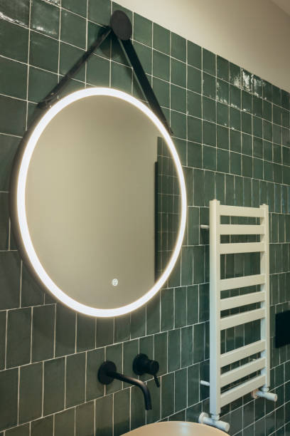 istock Modern green bathroom in house 2029556846