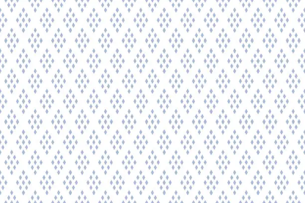 Vector illustration of Seamless Geometric Diamonds Dots Pattern.