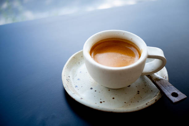 istock A Ceramic Cup of Espresso Double shot coffee on the table 2029639207