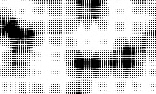 Dot pattern. Subtle fades dots pattern. Halftone faded grid. Small point fadew texture. Digital black fading points isolated on white background for print net design. Vector illustration