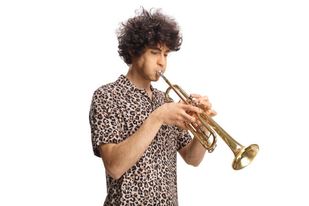 istock Young male artist playing a trumpet 2029672335