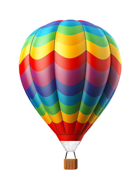 istock hot air balloon isolated on transparent or white background 2029683205