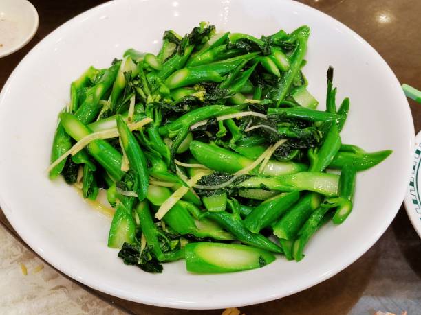 Stir fry Brassica oleracea Alboglabra Group