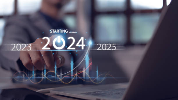 istock Start the new year with 2024 ambitions and strategic planning challenges for 2024. 2029807452