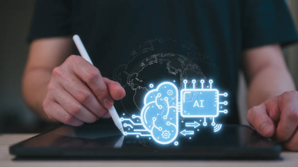 istock Digital Enlightenment Harnessing AI for Inspired Innovation businessman using pen and digital tablet working with ai diagram 2029930951
