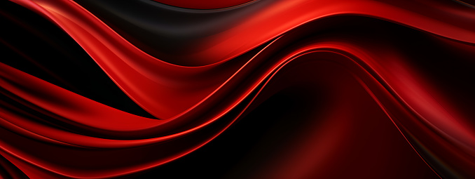 Abstract  black and red gradient textured background with smooth waves
