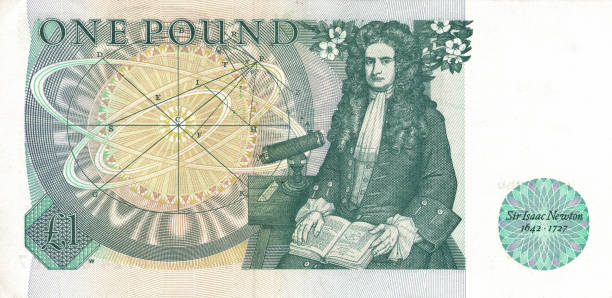 istock Back of an old English £1.00 note. 2029979960