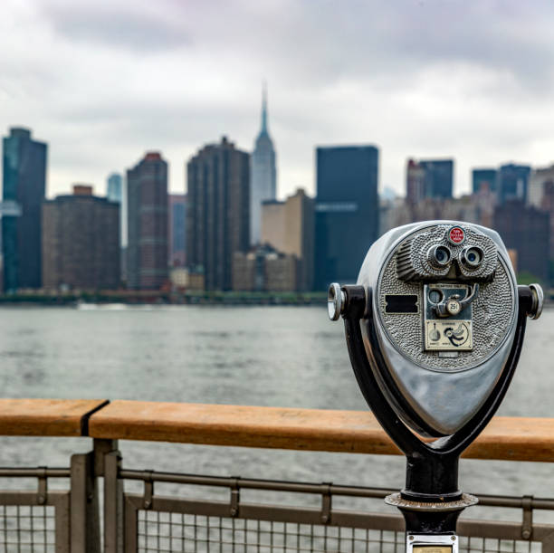 istock Manhattan skyline with a prism from Long Island in New York (USA). 2030108705