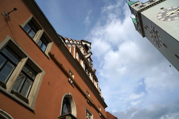 Straubing is a Lower Bavarian town with a well-preserved old town with medieval architecture