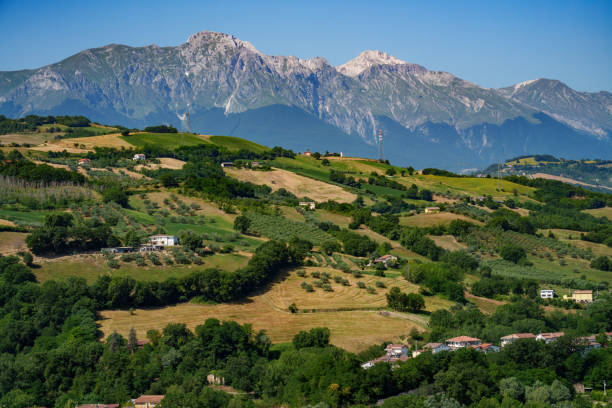 istock Country landscape in Abruzzo between Penne and Teramo at summer 2030124880