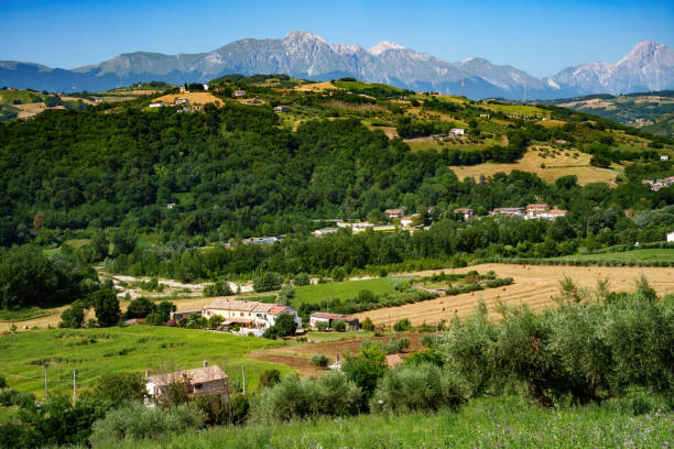 istock Country landscape in Abruzzo between Penne and Teramo at summer 2030130182