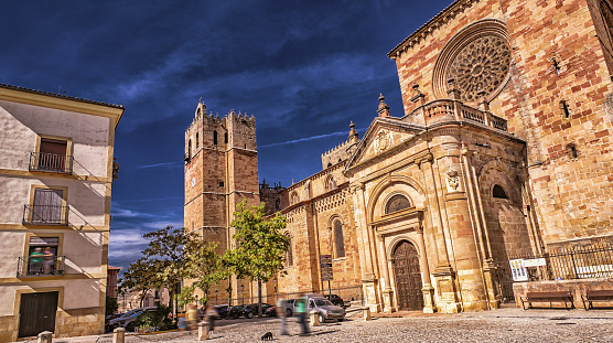 Cathedral of Sigüenza, Cathedral of Santa María de Sigüenza, 12th Century Romanesque Style, Spanish Cultural Heritage, Sigüenza, Guadalajara, Castilla La Mancha, Spain, Europe