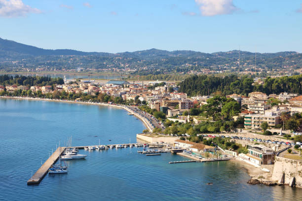 istock Panorama View of Corfu Old Town 2030164126