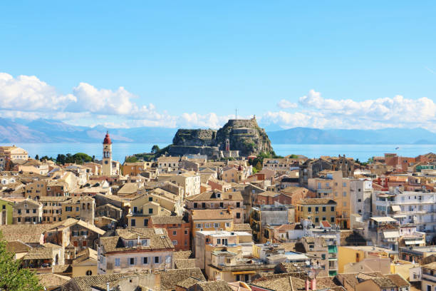 istock Panorama View of Corfu Old Town 2030168473