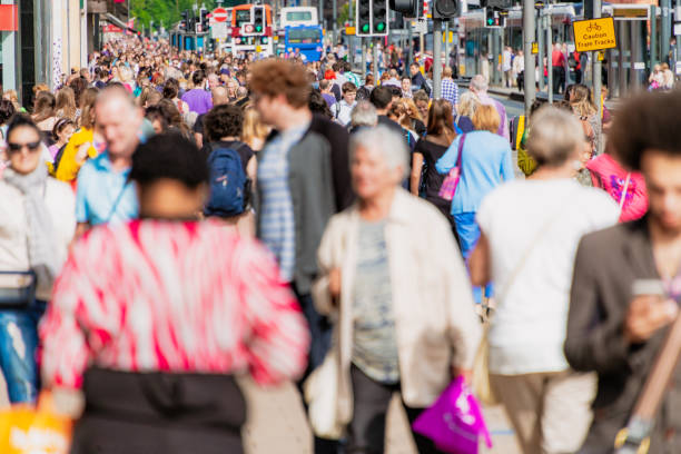 istock Crowds of pedestrians in Edinburgh 2030174029