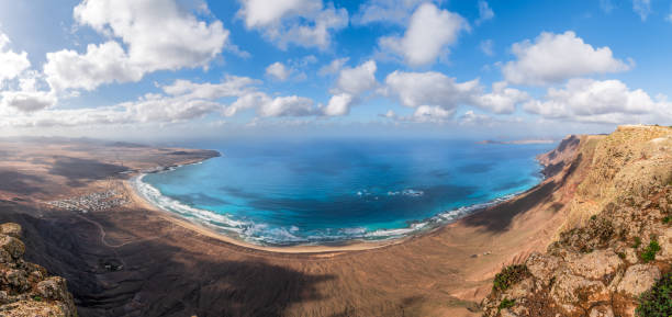 istock Sweeping views of Playa Famara, Lanzarote 2030218915