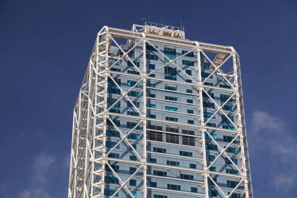 Hotel Arts modern building in Barcelona. The luxury hotel is operated by Ritz-Carlton.