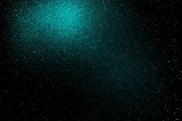 istock Dark blue white shiny glitter abstract background with space. Twinkling glow stars effect. Like outer space, night sky, universe. Rusty, rough surface, grain. 2030287580