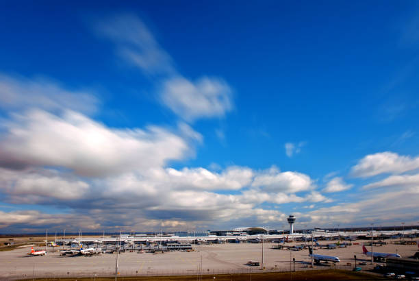 istock airport with drifting clouds Munich, Bavaria, Germany 2030292909
