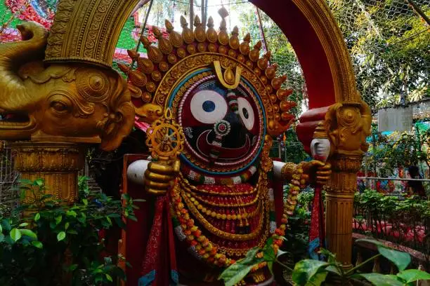 Photo of statue of shree jagannath in temple