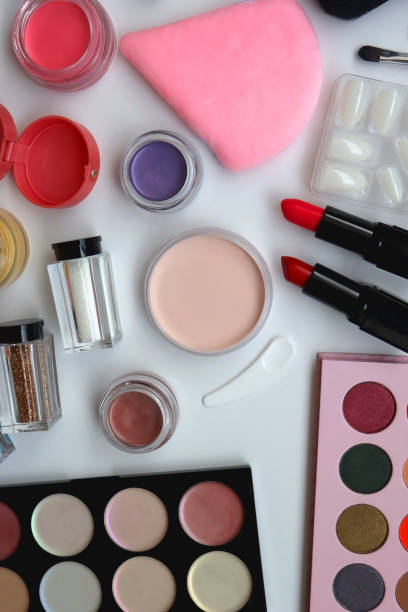 istock Various Beauty Products on White Background 2030374777